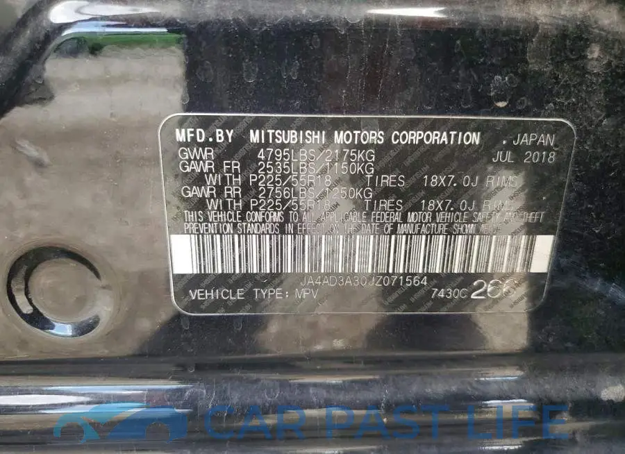 JA4AD3A30JZ071564# 13
