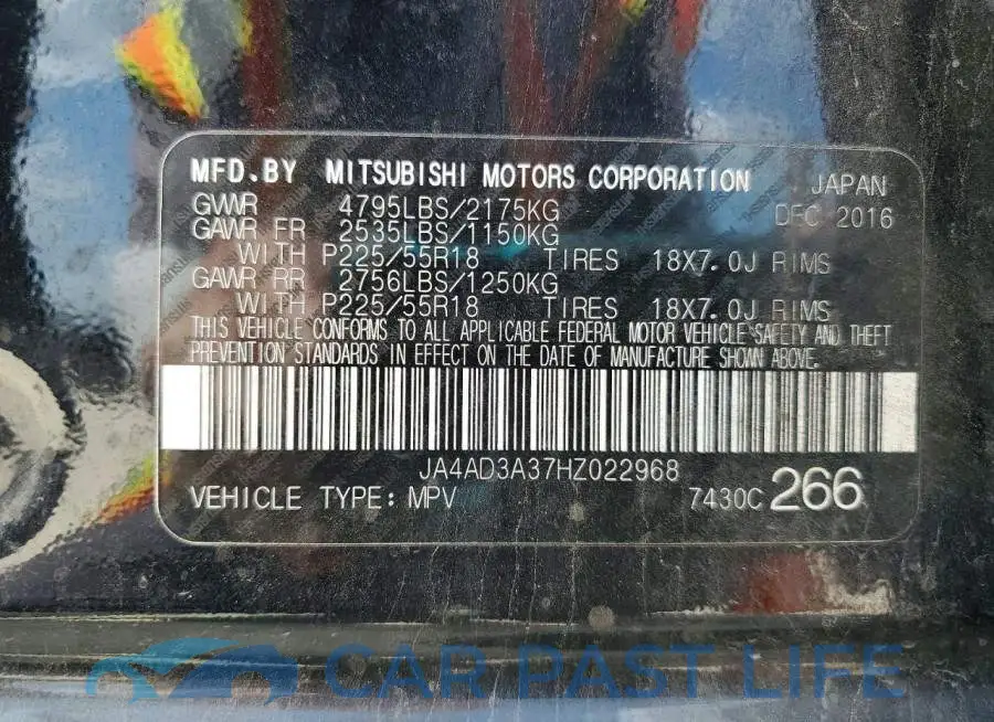 JA4AD3A37HZ022968# 13