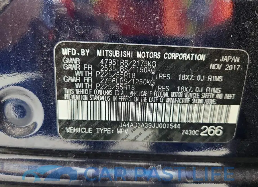 JA4AD3A39JJ001544# 13