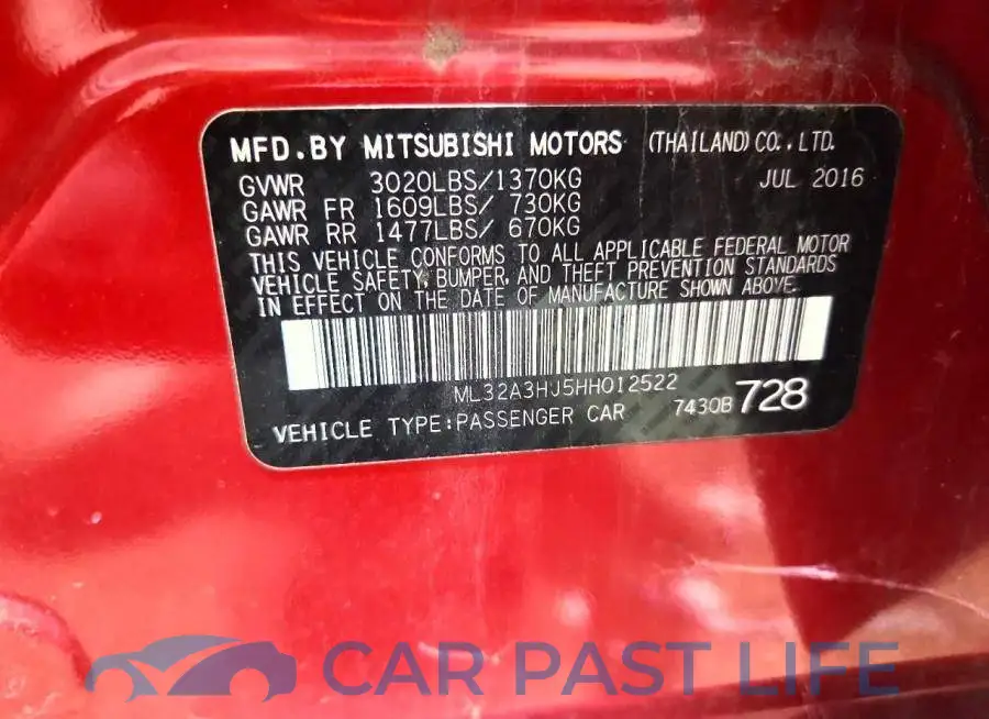 ML32A3HJ5HH012522# 12