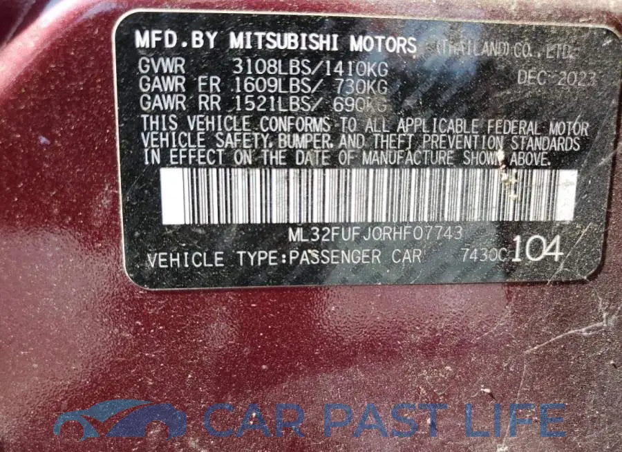 ML32FUFJ0RHF07743# 13