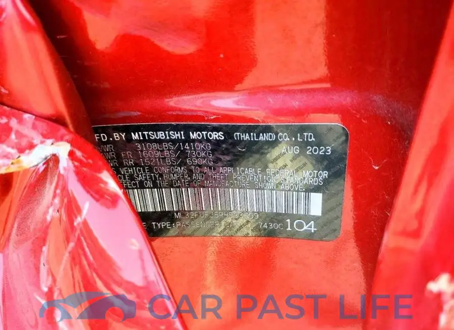 ML32FUFJ5RHF03509# 12