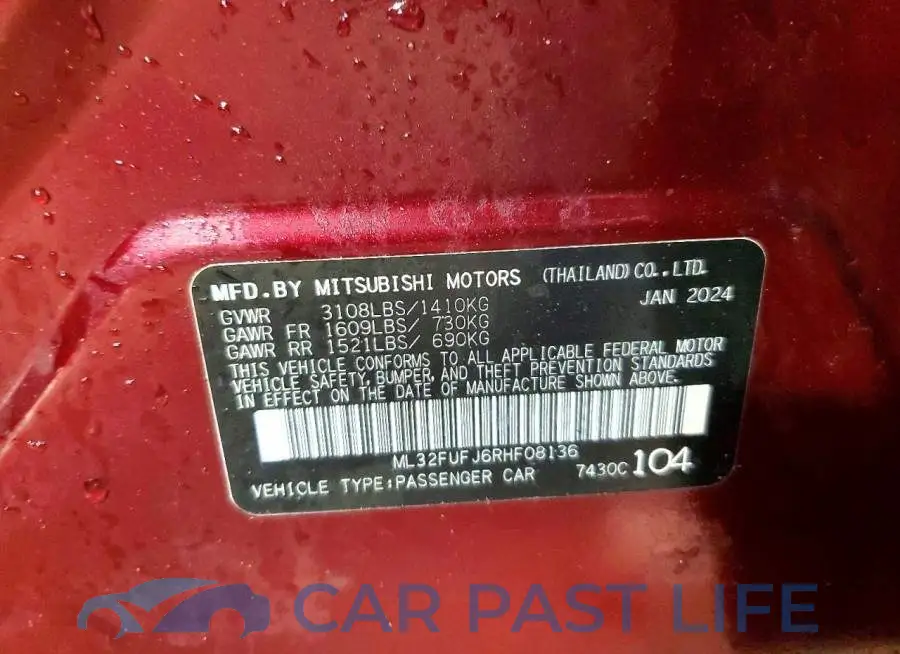ML32FUFJ6RHF08136# 13