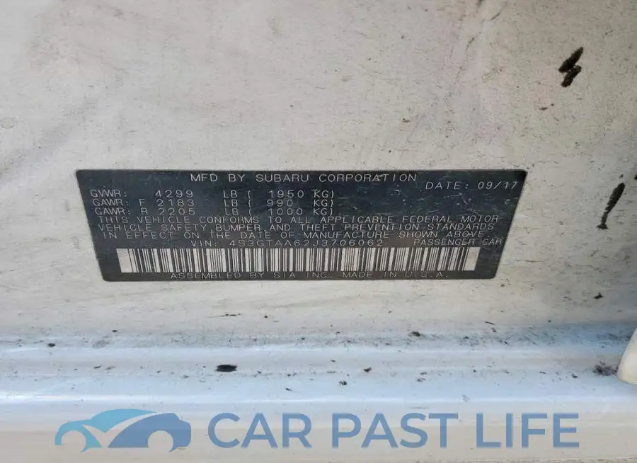 4S3GTAA62J3706062# 12