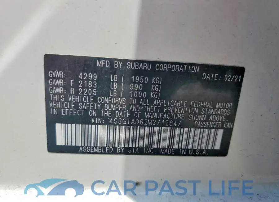 4S3GTAD62M3712847# 12