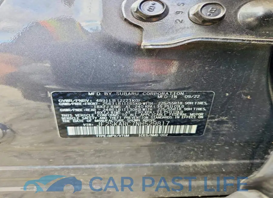 JF2SKARC7NH529817# 14