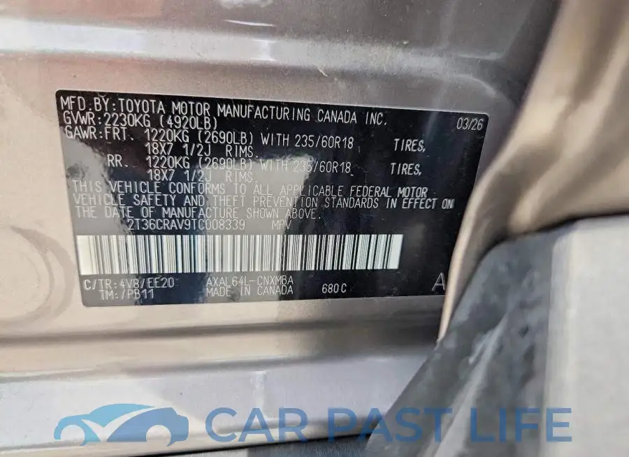 2T36CRAV9TC008339# 13