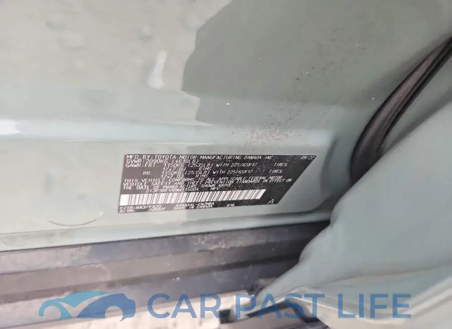 2T3P1RFV6NW315004# 13