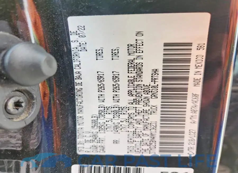 3TMDZ5BN4NM136231# 12