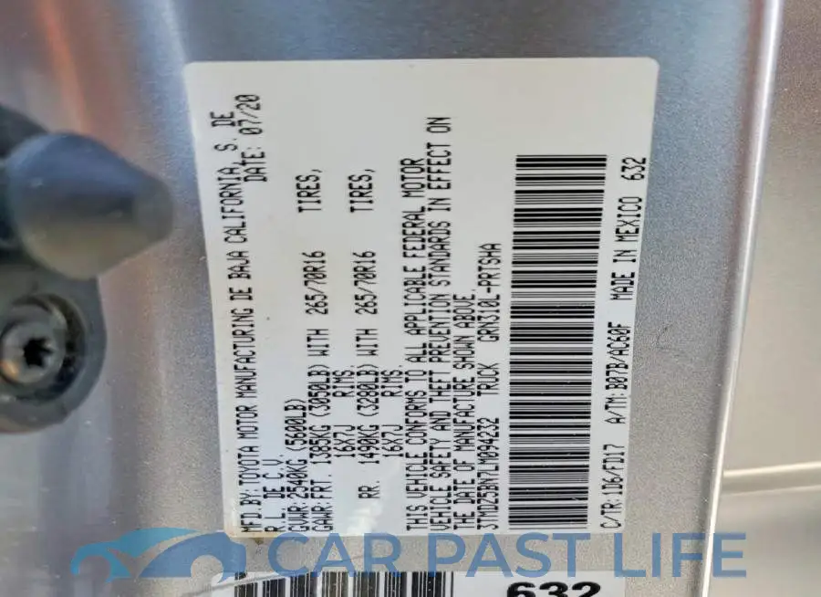 3TMDZ5BN7LM094232# 13