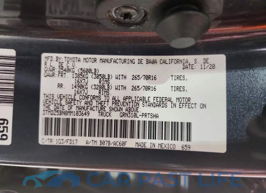 3TMDZ5BN8MM103649# 12