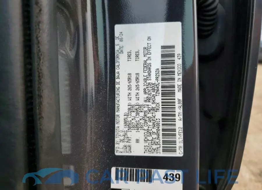 3TMLB5JN4RM048013# 12