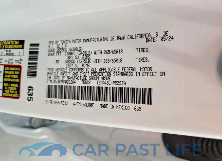 3TMLB5JN7RM026264# 12