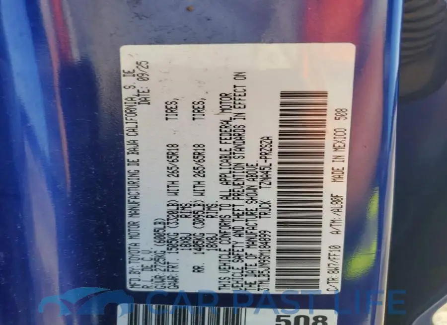3TMLB5JN9SM184899# 12