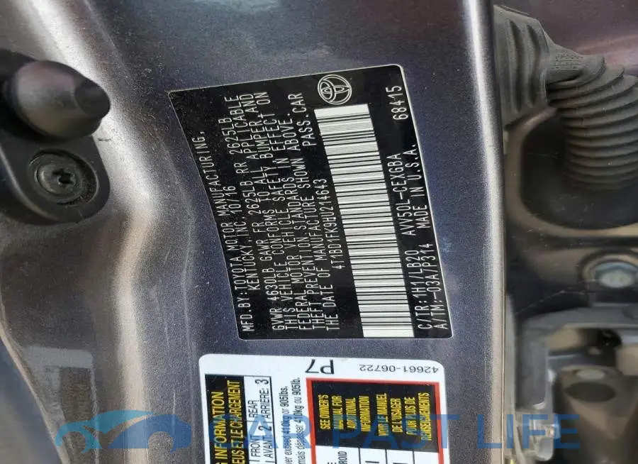 4T1BD1FK9HU214643# 12