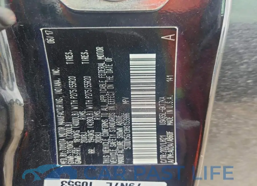 5TDDY5G13HS153986# 13