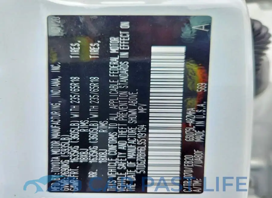 5TDGZRBH6LS519194# 13