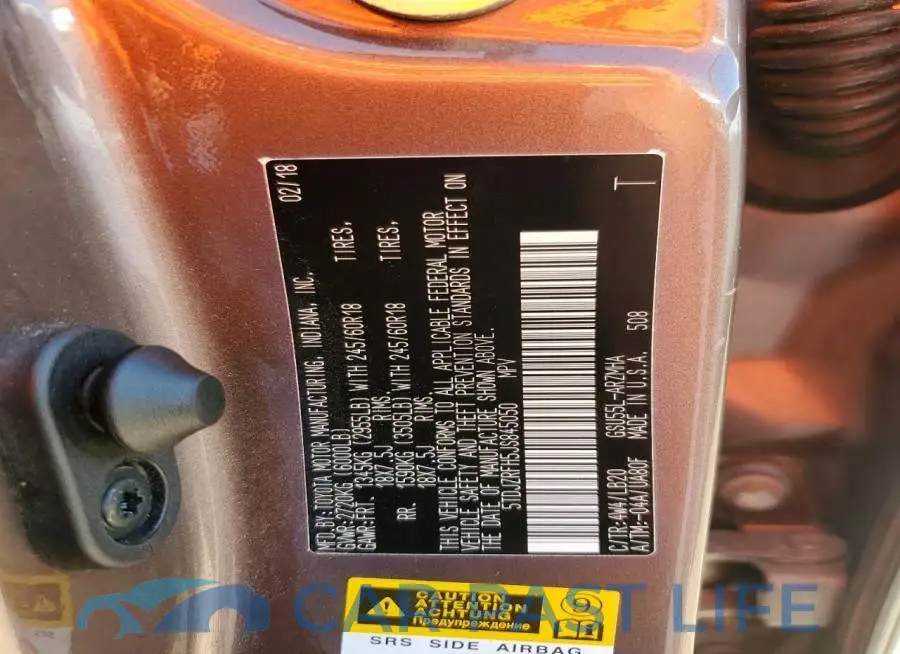 5TDJZRFH5JS845050# 13