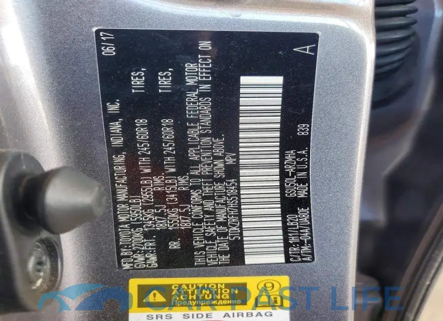 5TDKZRFH7HS518454# 13