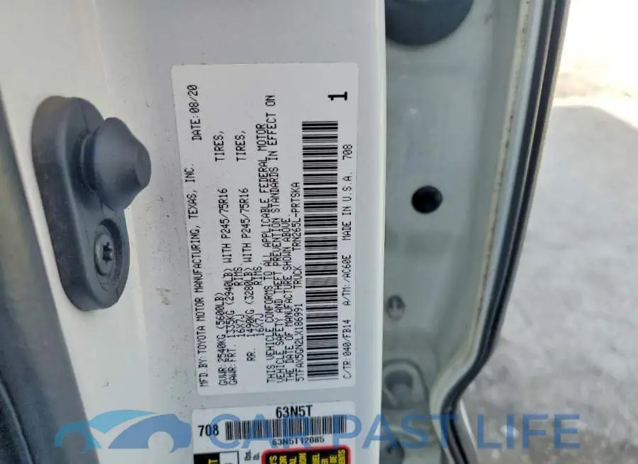 5TFAX5GN2LX186991# 13