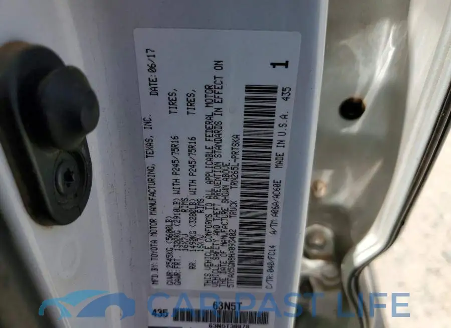 5TFAX5GN8HX093402# 12