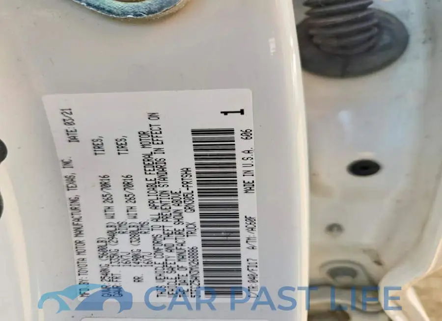 5TFCZ5AN3MX268886# 13