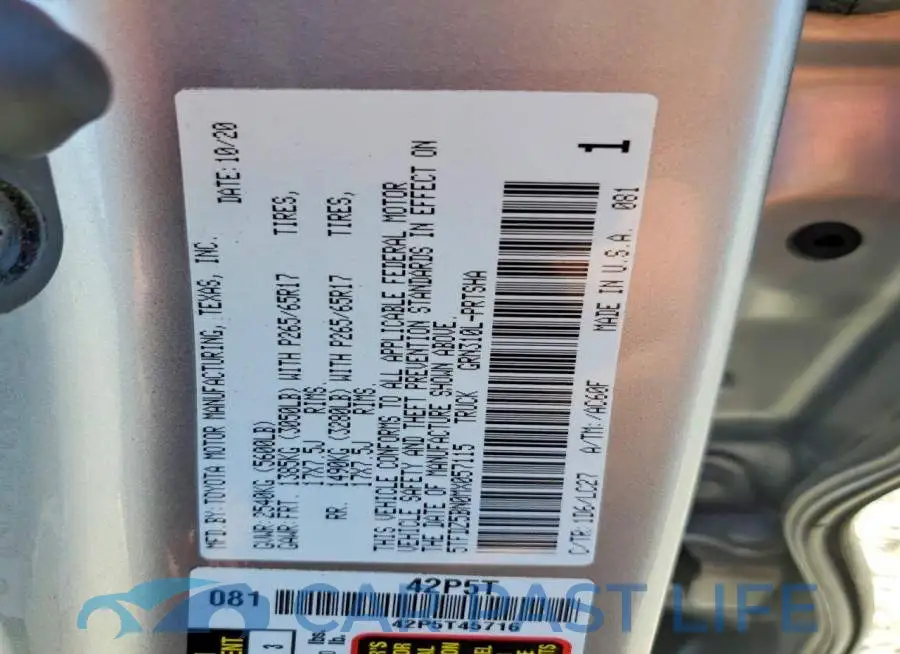 5TFDZ5BN0MX057115# 12