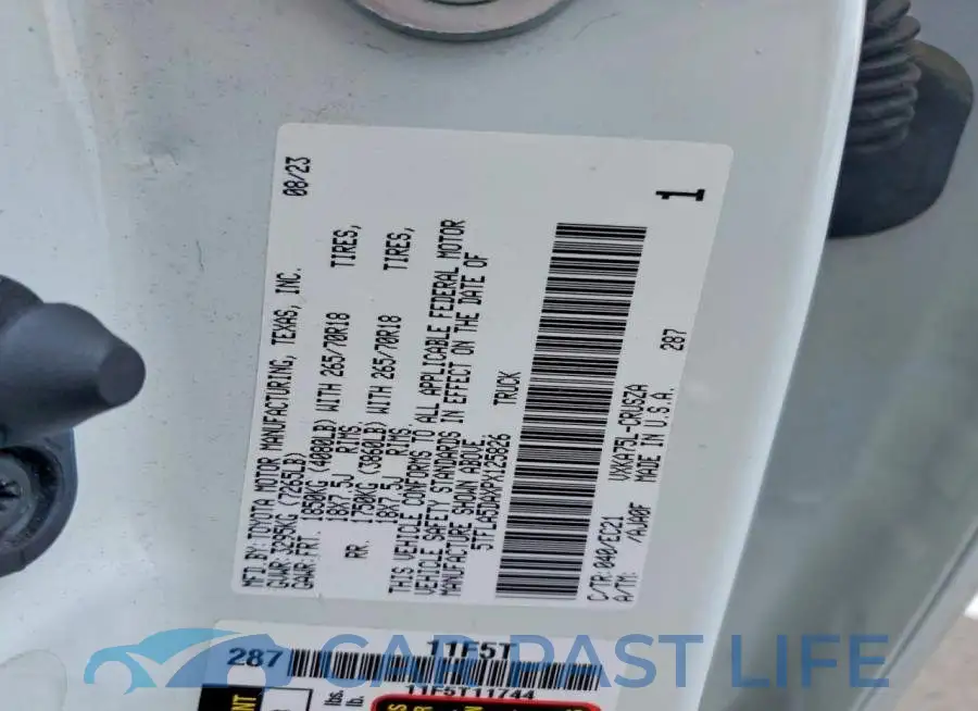 5TFLA5DAXPX125826# 12
