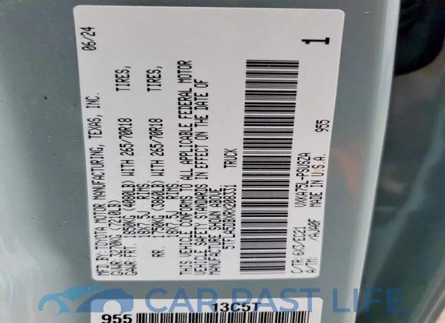5TFLA5DBXRX208331# 13