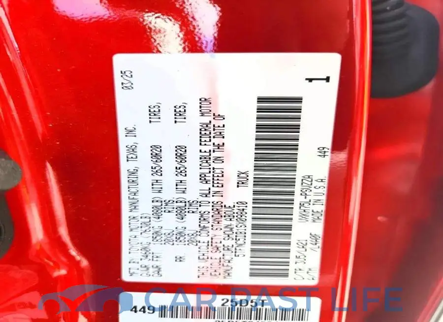 5TFNC5DB1SX098410# 12