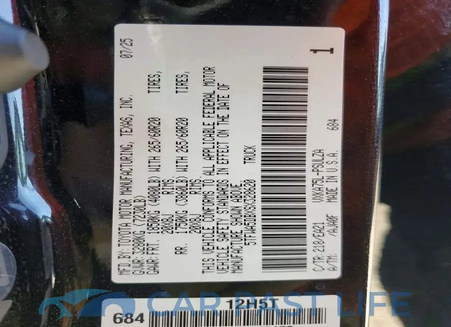 5TFWA5DBXSX328620# 13