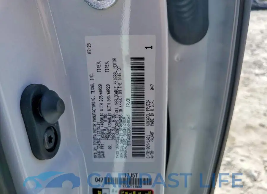 5TFWA5EC0SX048583# 12