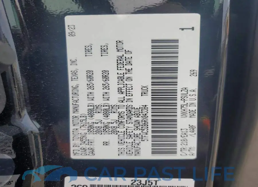 5TFWC5DB6RX043384# 12