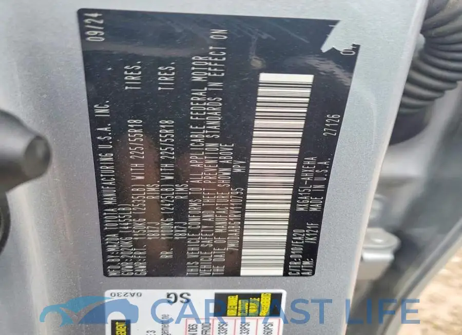 7MUDAABG1RV110795# 13