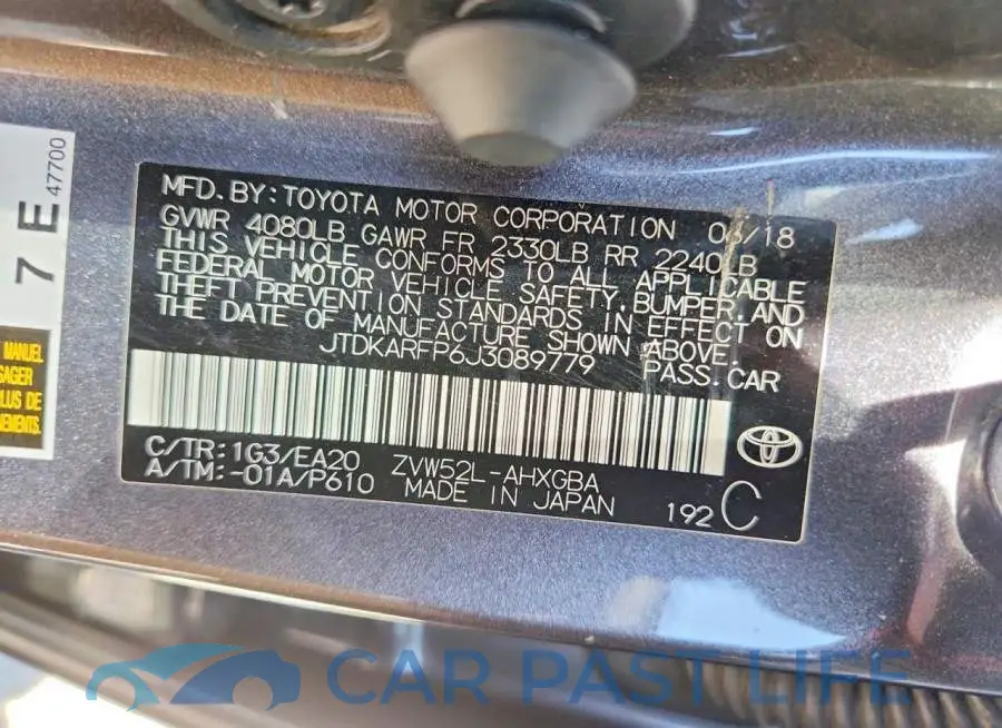 JTDKARFP6J3089779# 13
