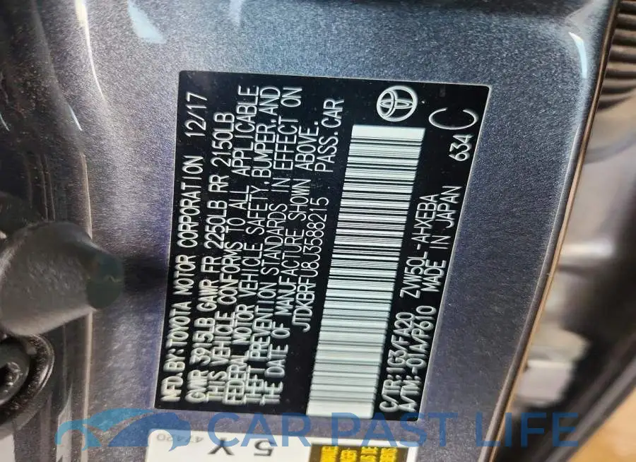 JTDKBRFU8J3588215# 12