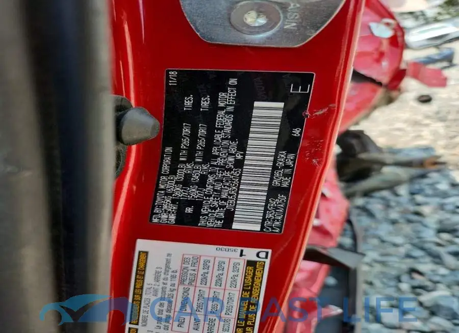 JTEBU5JR3K5647453# 13