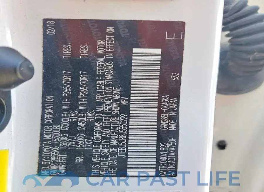 JTEBU5JR8J5550229# 14