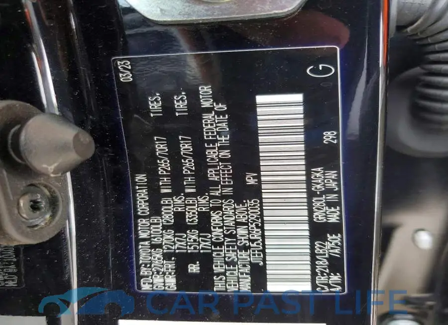 JTEFU5JR6P5290035# 14