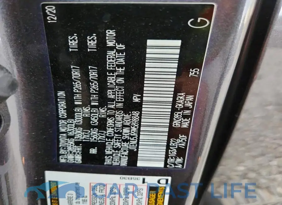 JTENU5JR9M5898848# 14