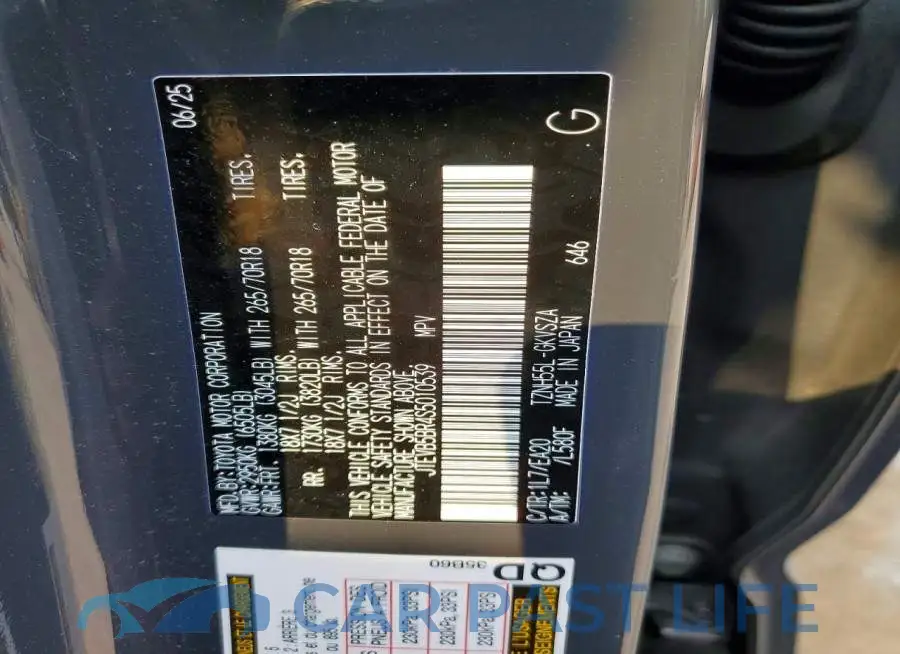 JTEVB5BR4S5010539# 14