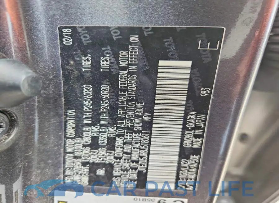 JTEZU5JR8J5180611# 13