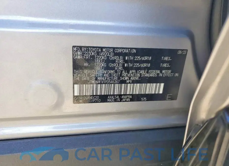 JTME6RFV1PD546367# 13