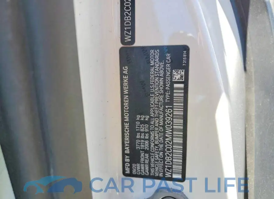 WZ1DB2C02MW039261# 12