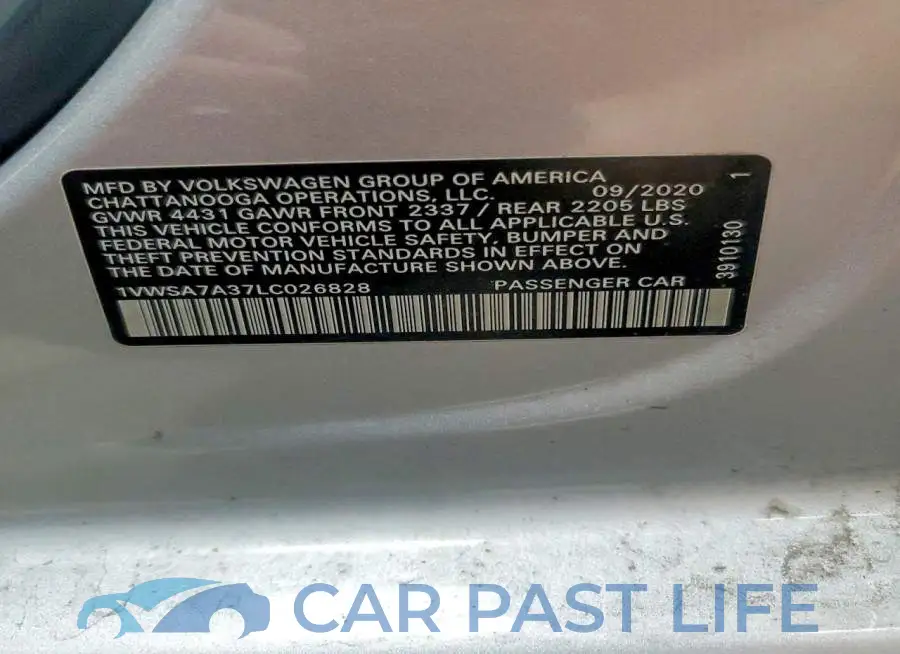 1VWSA7A37LC026828# 12