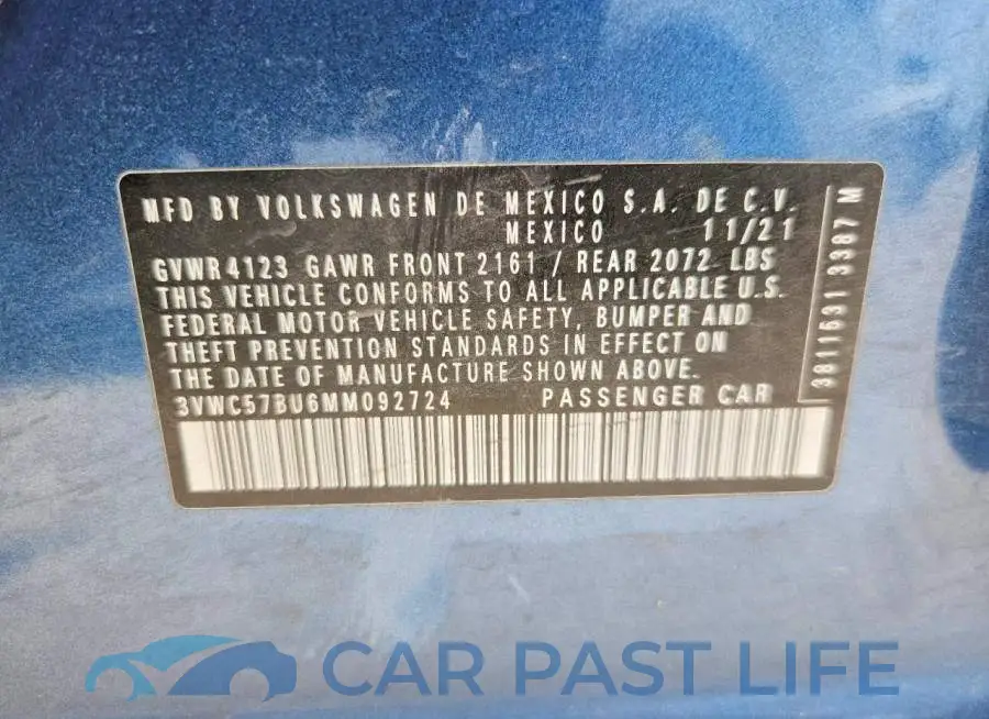 3VWC57BU6MM092724# 13