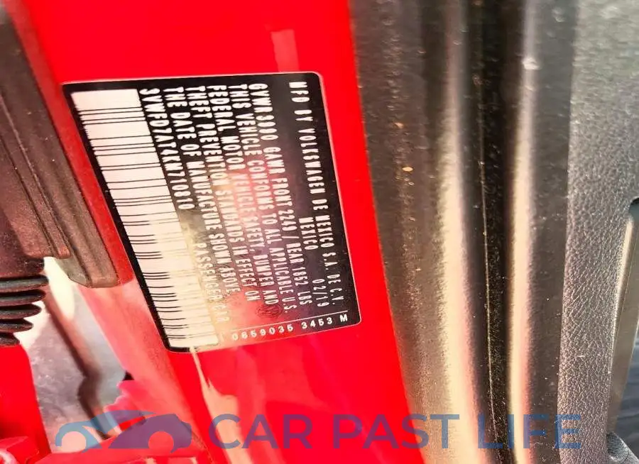 3VWFD7AT4KM710810# 12