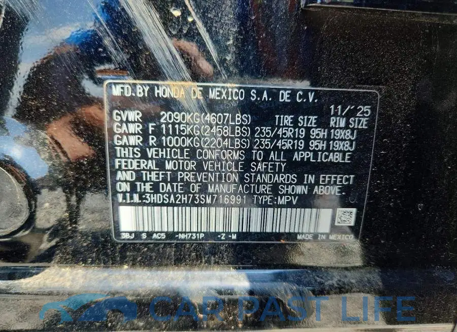 3HDSA2H73SM716991# 13