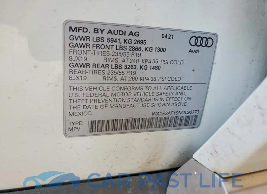 WA1E2AFY9M2090773# 12