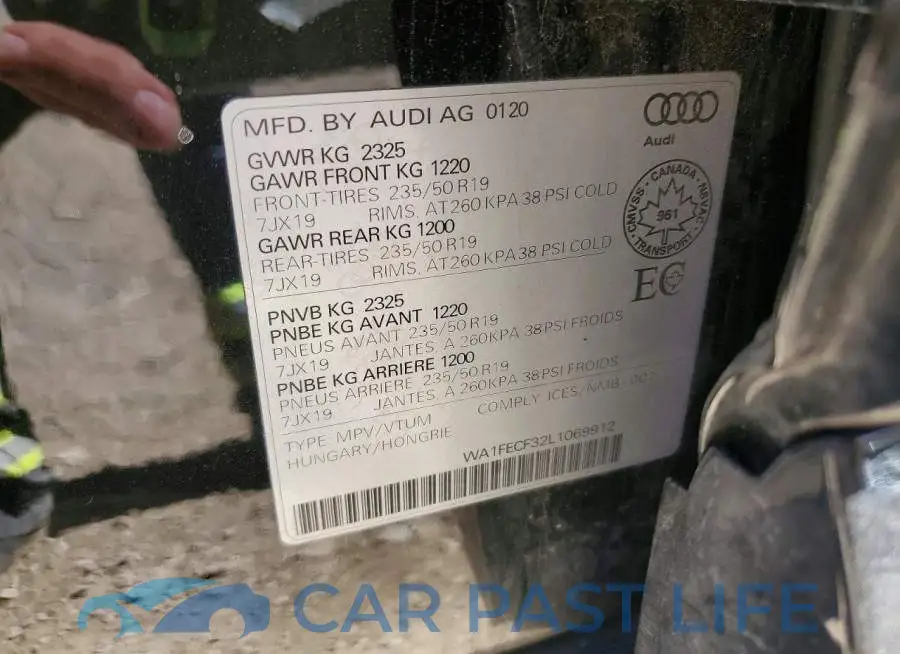 WA1FECF32L1069912# 14